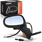 【Spécification】Gauche, Côté conducteur; Version: 4H2P; Couleur: Noir; Nombre de Pôles: 2-Pôles; Type de verre du rétroviseur: Asphérique; Matériau: verre, Plastique; Finition de surface: Apprêté; Conduite à gauche/à droite : pour conduite à gauche