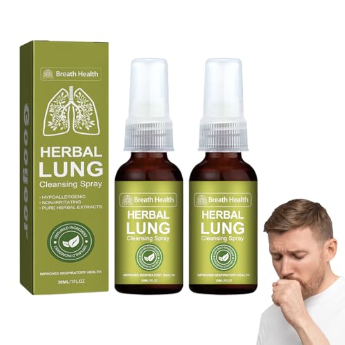 2026 Lungenreinigungsspray Atemspray für Lungenreinigung Herbal Lung Cleansing Spray Natürliche Inhaltsstoffe Sanft und Reizfrei für Männer und Frauen (Color 4)