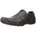 Skechers USA Men's Diameter Valen Slip-On Loafer, Black, 13 M US