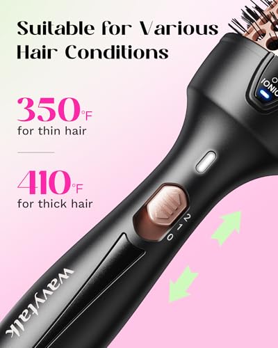 image for Wavytalk Thermal Brush for Blowout Look, 1 1/2 Inch Ionic Heated Round
