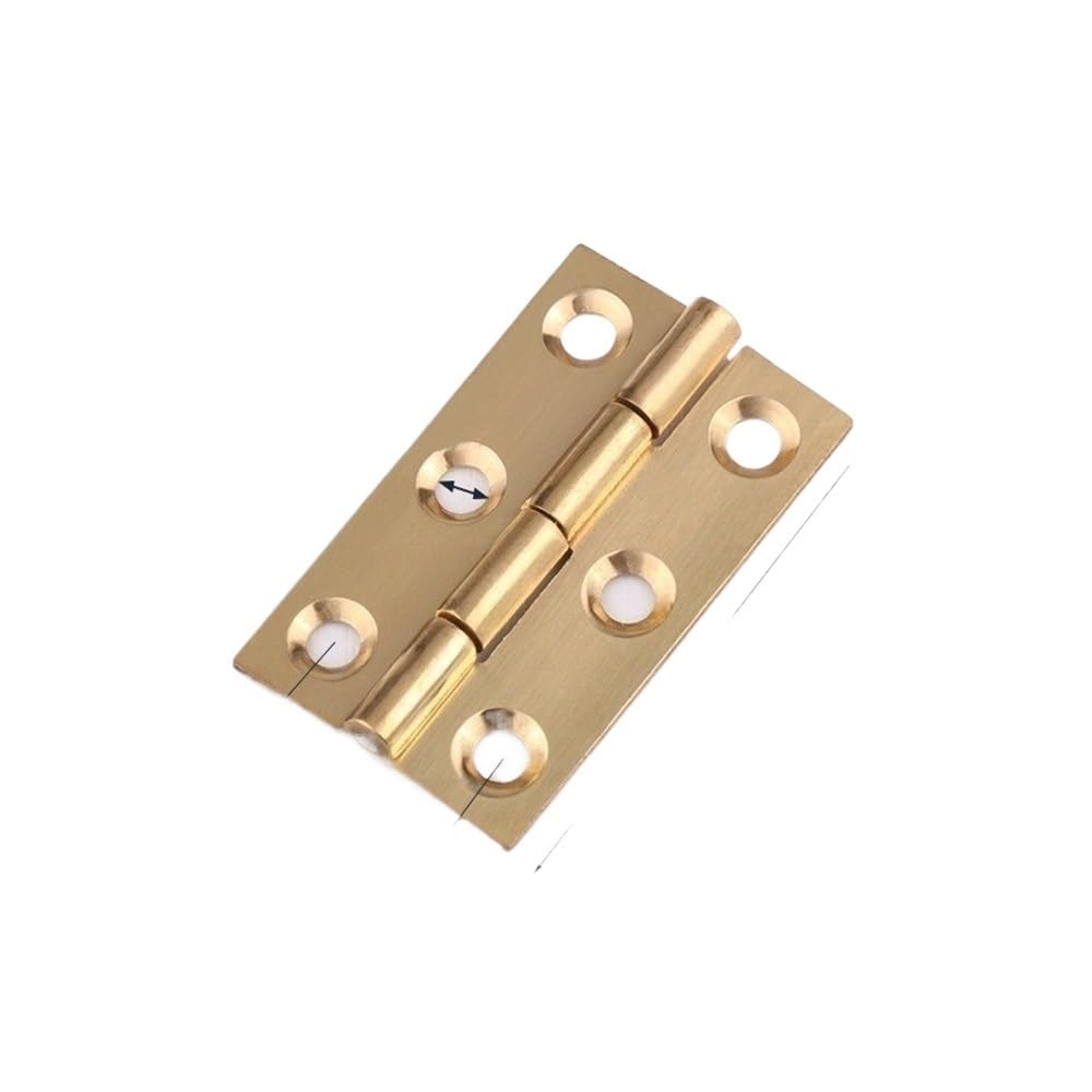 Brass Butt Hinges Flat Metal Hinges for Jewelry Boxes Craft Wooden Cases