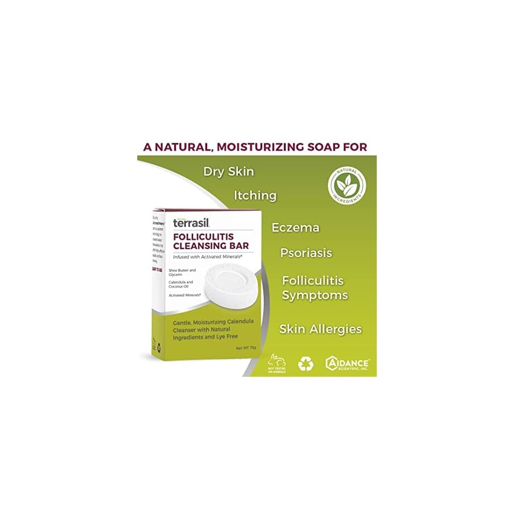 Buy terrasil Folliculitis Soap, Ingrown Hair Treatment, Natural Soap