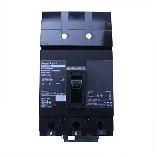 SCHNEIDER ELECTRIC 240-Volt 200-Amp QGA32200 Molded Case Circuit Breaker 600V 15A