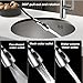 MNUPUOL 9-16.5 Inches Stainless Steel Kitchen Sink Undermount Single Round Bowl Bar Sink Single Bowl under Counter Deep RV Sinks with Pull-Out Faucet Various Accessories,Silver,26 * 26cm