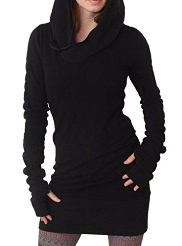 Minetom Donne Manica Lunga Felpa con Cappuccio
