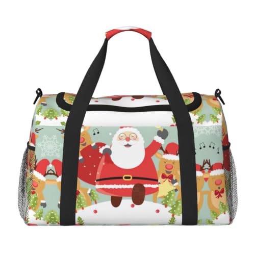 Bolsa de viaje de Papá Noel grande y plegable: total impermeabilidad para piscina y gimnasio