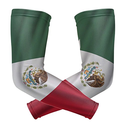 super3Dprinted Mexico Flag Sports Sleevelet Oversleeves Riding Protection Arm Sleeves