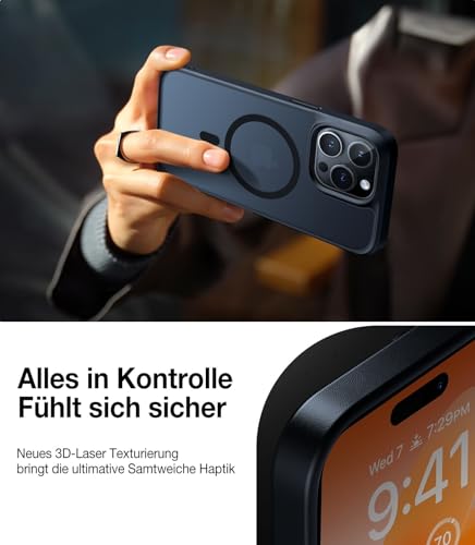 Torras Hülle für iPhone 14 Pro Max mit MagSafe und Militärschutz