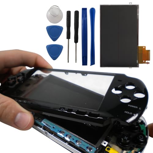 Image of LCD Screen Backlight Display Replacement with Tool by YTXXDEUS Fits for Sony PSP 2000 2001 Slim