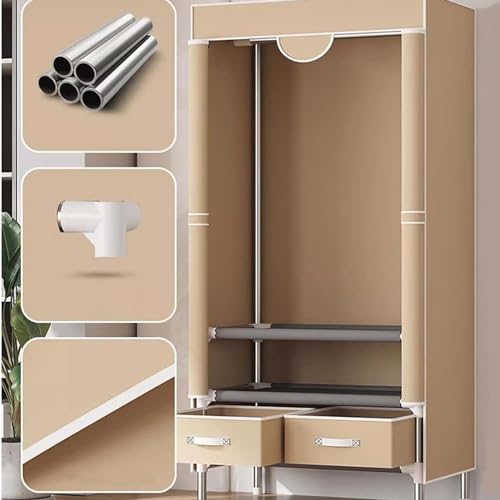 Armoire de rangement pour vêtements stable et facile à assembler - 7