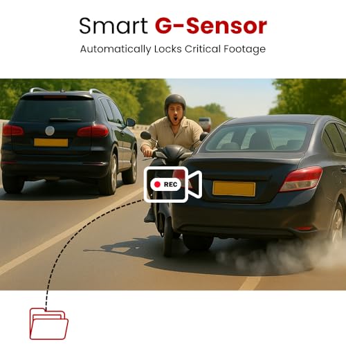 Image of PAPAGO N291 3K Dual Channel Dashcam with Sony CMOS Sensor | F1.5 Ultra-Wide Lens | 3 inch Display | Mobile Wi-Fi & Voice Control | 256GB Support | High Temp Safe Design