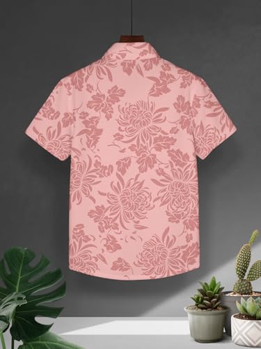 Image of HELLCAT Yellow Trendy Regular Fit Printed Causal Shirt for Boys