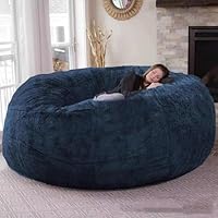 Amazon.co.jp: ビーンバッグチェアカバー、ビッグラウンドソフト