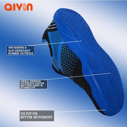 Image of Aivin Flying 2.0 Badminton Shoes for Men | Non Marking Shoes | Lightweight