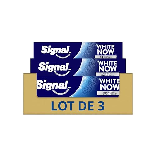 Signal White Now Original Plus White Sofort-Zahnpasta¹ 3 x 75 ml