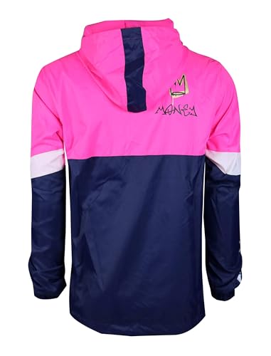 Image of SCREENSHOT Mens Streetwear Windbreaker Jacket - Lightweight Graphic Hoodie, Graffiti Hip Hop Urban Fashion Pullover Top