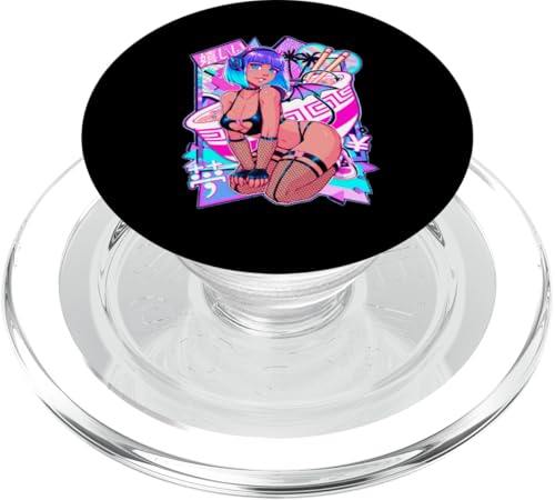 Sexy Anime Mädchen Japanisch Sexy Dämonenmädchen Cosplay PopSockets PopGrip für MagSafe