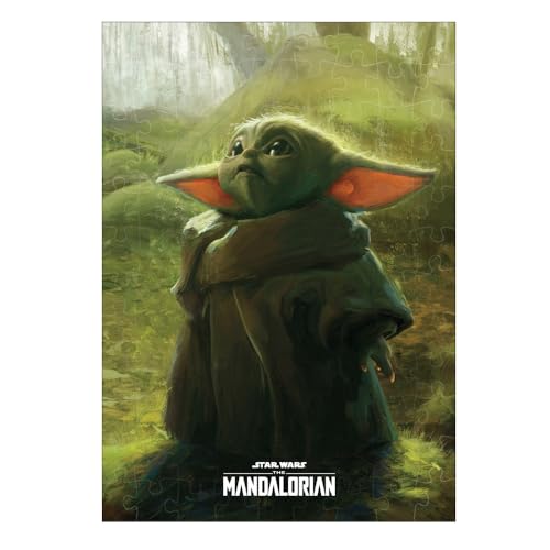 テンヨー(Tenyo) 【日本製】 108ピース ジグソーパズル スター・ウォーズ The Child Grogu (18.2x25.7cm) W-108-675 のり付き ヘラ付き サービスカード付き