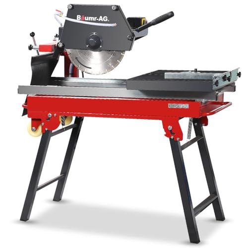 Baumr-AG 2000W 350mm 14" Brick & Masonry Table Saw, Electric Tile Concrete Cutting, with Stand