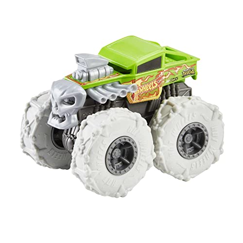 Hot Wheels Monster Trucks Twisted Tredz Vehicles, Creature-Themed 1:43 Scale Toy Truck with Pull-Back Motor & Giant Wheels, Gift for Kids Ages 3 Years Old & Up Hot Wheels Monster Trucks Twisted Tredz Vehicles, Creature-Themed 1:43 Scale Toy Truck with Pull-Back Motor & Giant Wheels, Gift for Kids Ages 3 Years Old & Up