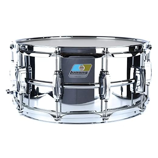 Ludwig 6.5x14 Supraphonic Snare Drum w/Blue Olive Badge