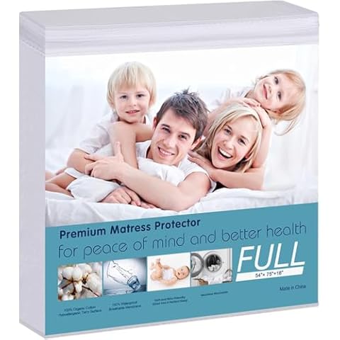 Foifope Organic Cotton Waterproof Mattress Pad Cover