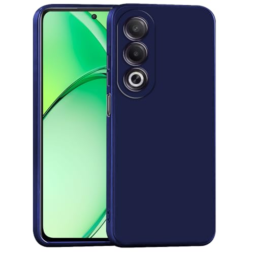 Image of Back Cover for Oppo A3 Pro 5G / K12x 5G | Full Camera Protection | Premium Liquid Silicon Case | Flexible Bumper Case for Oppo A3 Pro 5G / K12x 5G (Dark Blue)
