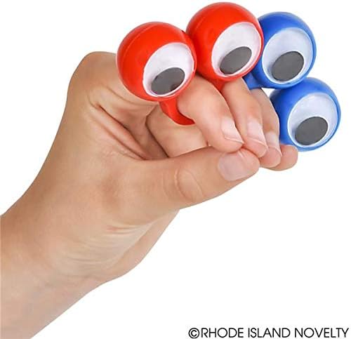 Large Eye Finger Puppets (12/Pack) Novelty