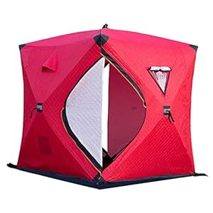 zhangpeng Draagbare Ijsvissen Tent Is Eenvoudig te Installeren Winter Vissen Tent Ijsvissen Tent Winddicht en Warme tent (B 210 * 180 * 180cm)