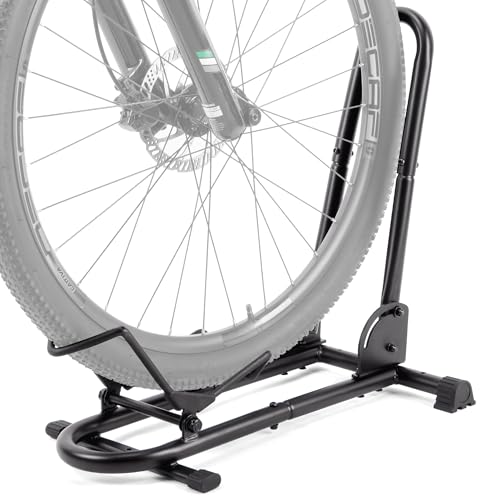 Indoor Bike Floor Stand -Foldable Bike Stand Rack for Garage/Home - Bike Storage Bicycle Parking Rack Fit 26’’-29’’ Mountain Road Bikes E-Bike by KONG MING CAR - Used condition - US$28.65