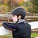 Tipperary Equestrian Ultra Helmet, Matte Black Shell/Matte Blacktop/Silver Trim, M (9304-M-MBK)