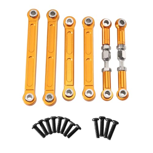 RC�J�[�A�b�v�O���[�h�A�\�[�g�����g Compatible With Wltoys 124008-2705 124010 RC�J�[�A�b�v�O���[�h�������i�A�N�Z�T���[���^���X�e�A�����O�������b�h(Yellow)