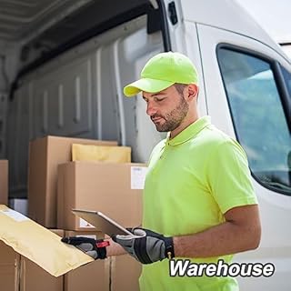 KAYGO Work Gloves For Men, KG125M Mechanic Utility Work Gloves for All Purpose, Excellent Grip, Heavy Duty, Improved Dexterity, Touch Screen, Large