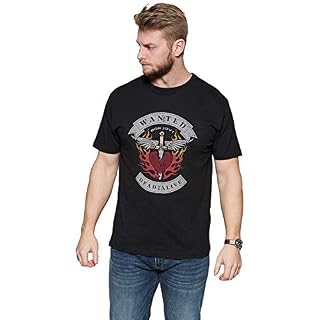 Replika Mens Big Size Bon Jovi Wanted Dead Or Alive Cotton T Shirt XXL Black – Image 4