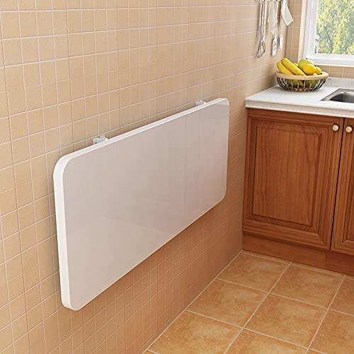 Table pliante murale en bois pour cuisine et bureau d'ordinateur portable - 8