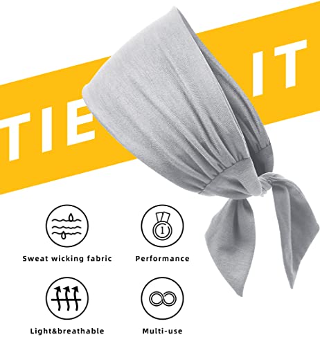 Terse Adjustable Workout Headbands For Women Non Slip Hair Scarf Headbands Tie Headbands For Women's Hair Sports Yoga #TOP3