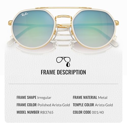 Ray-Ban RB3765 Square-Round Shaped Sunglasses for Men & Women with Official RAYBAN Eyewear Kit3