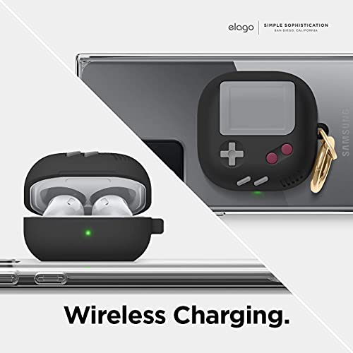 Elago Gb5 Case Compatible With Samsung Galaxy Buds 2 Pro Case (2022) / Galaxy Buds 2 Case (2021) / Galaxy Buds Pro Case (2021) / Galaxy Buds Live Case (2020) [Us Patent Registered] [Black] #TOP7
