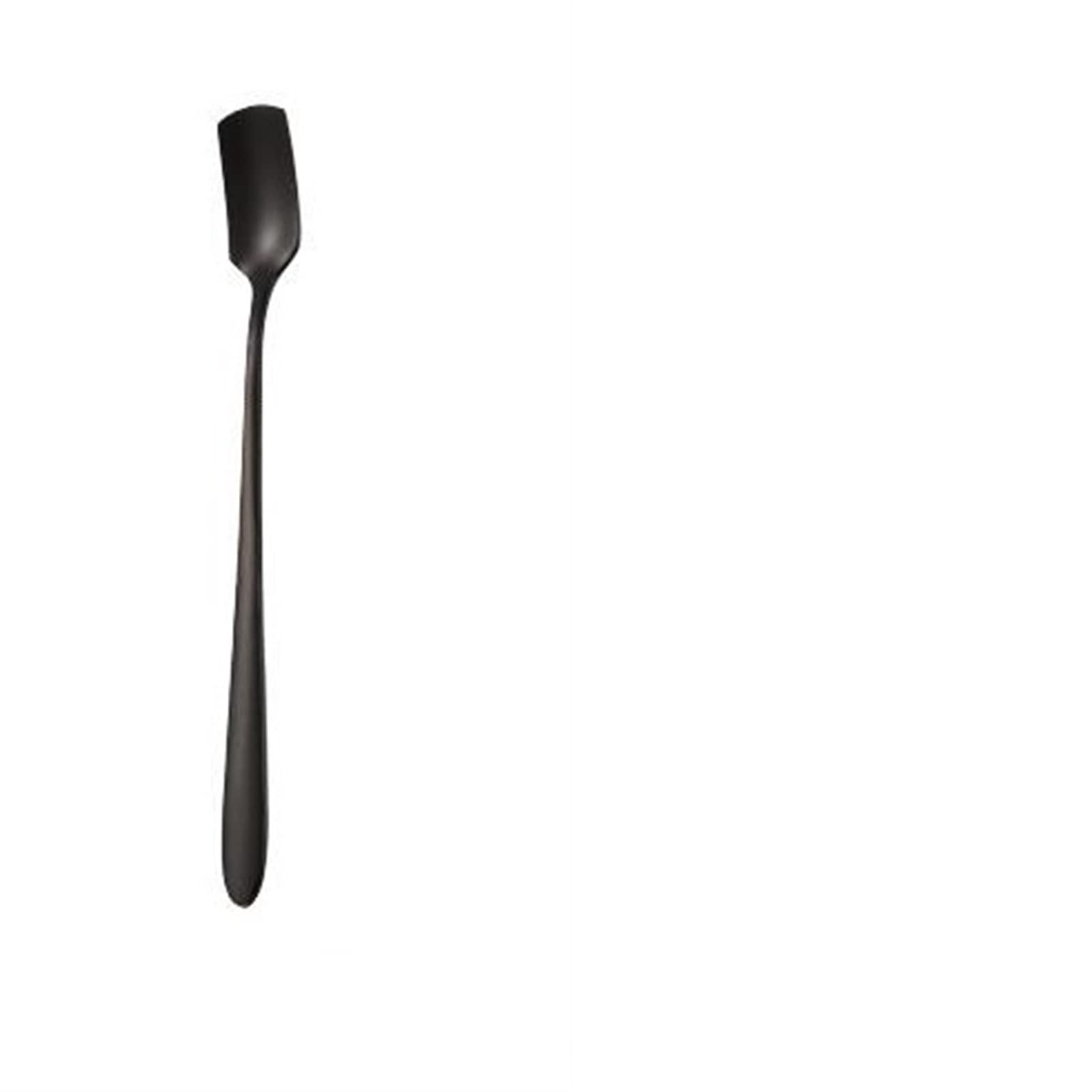 JINGYAN Cucchiaini da tè Plating Stainless Steel Coffee Spoon Long Handle Tea Spoons Kitchen Hot Drinking Flatware