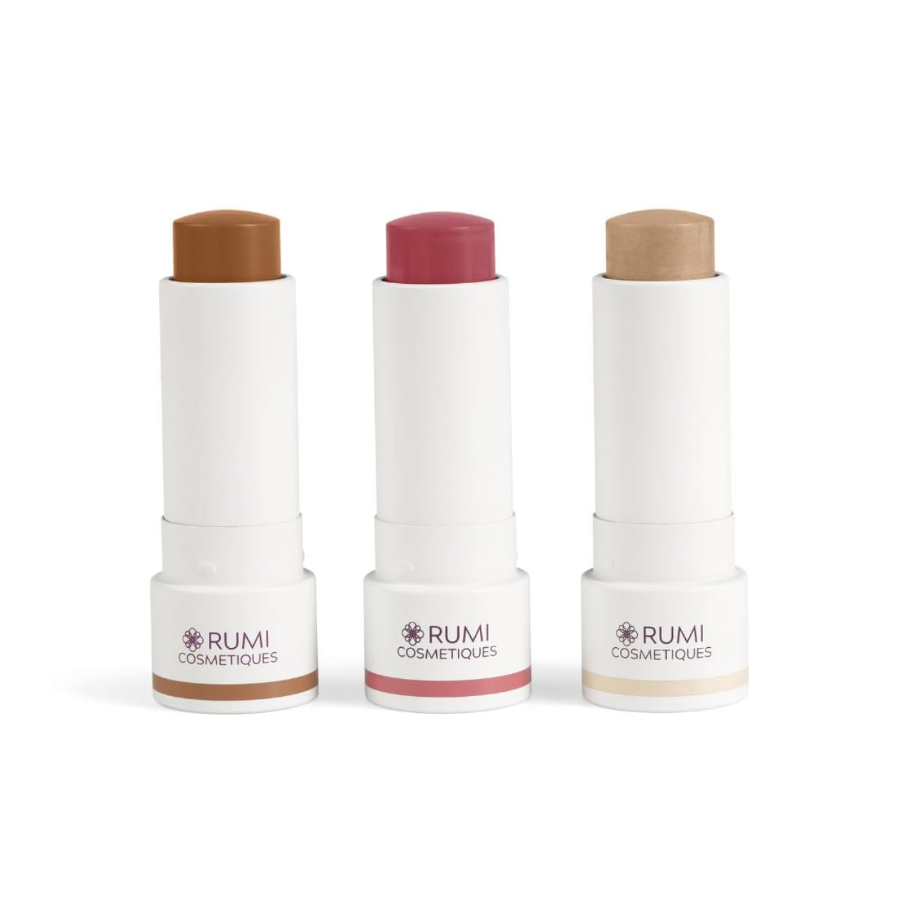Rumi Cosmetiques Glow Trio 3-in-1 Cream Makeup Kit for Mature Skin