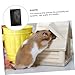 Happyyami Plastic Pet Cage Cleaning Tray Durable Base Tray for Rabbit Dog and Cat Easy to Pet Poop Holder Thickened Design Black