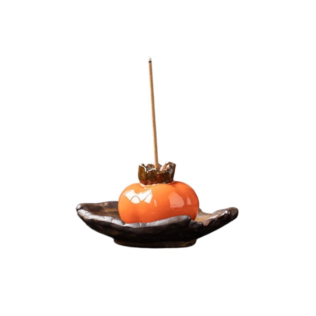 Soporte De Incienso Incienso de cerámica con Forma de Cascada, Ideal para Decorar mesas de restaurantes y hogares.