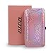 ZIZZON Nail Clippers Kit Manicure Pedicure set with Holographic Case(Pink)