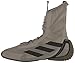 adidas Unisex Speedex Ultra Boxing Shoe, Silver Pebble/Black/Olive Strata, 5 US Men