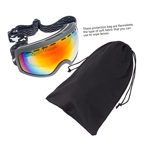 Toddmomy Brille 100 Stück Skibrillen-Tasche Mit Kordelzug Für Sport-Sonnenbrillen Glaslinse Sonnenbrille Zusammenklappbare Aufbewahrungsbehälter Schneebrillen-Schutztasche Kameratasche – Bild 10