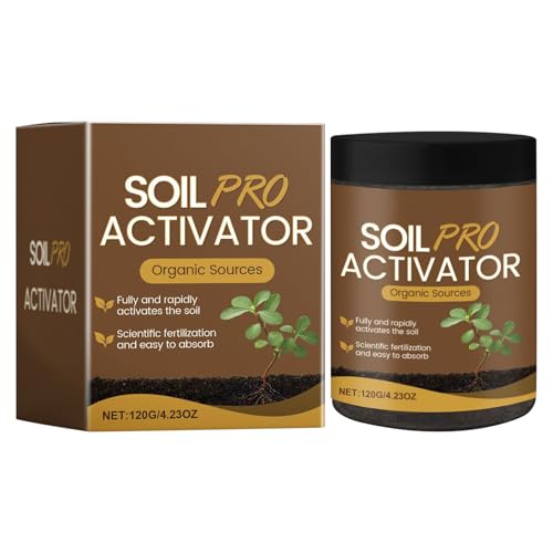 Soil Pro Activator, Wurzelwachstumsverstärker, Pflanzenernährungsdünger, Vollständige Nährstoffformel, Prämienqualität, Mehrzweckgebrauch, 5,5 X 7 Cm, Für Garten