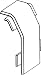 Produktbild Rehau Elektro.Inst. SL Kupplung SL Kupp200500 cws 20/50 cws SL;SL 50;SL-L 50 Kupplung für Sockelleistenkanal 4007360331139
