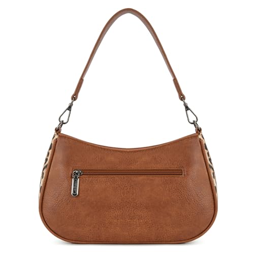 Image of Wrangler Western Shoulder Bag for Women Small Purse Aztec Hobo Bag HandBag with Detachable Strap