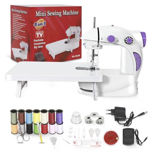 EASYBERG Mini Sewing Machine for Beginners, Dual Speed Easy Automatic