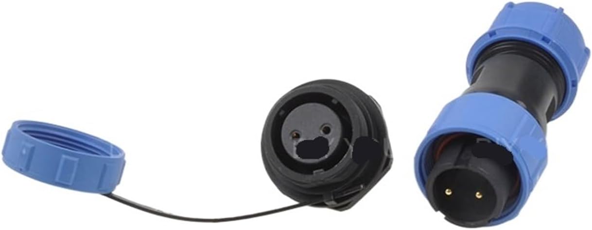 SP17 IP68 Rear nut Type Waterproof Connector 2/3/4/5/7/9 pin Cable Aviation Connector with Socket(SP17-2L)